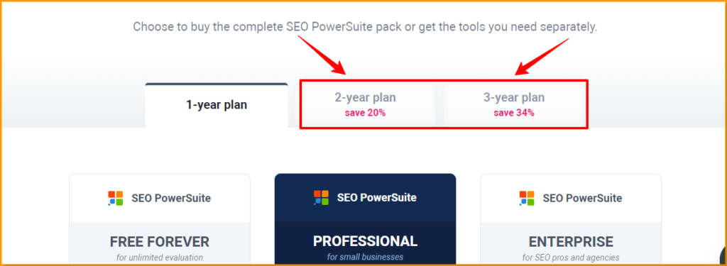 SEO PowerSuite Discounted Plans