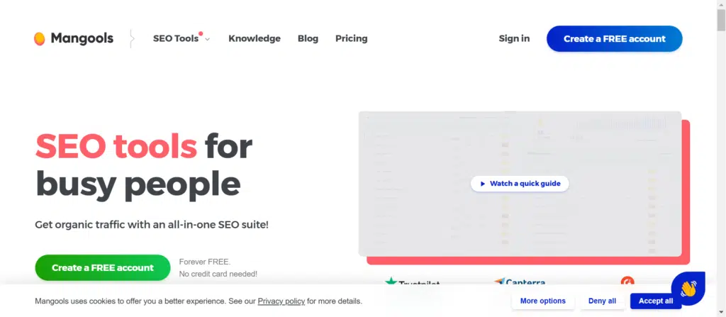 mangools website